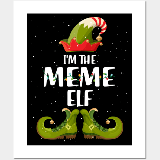 Im The Meme Elf Christmas Posters and Art